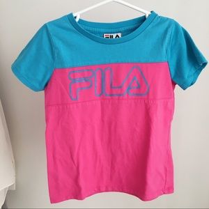 Fila Blue and Pink Shirt